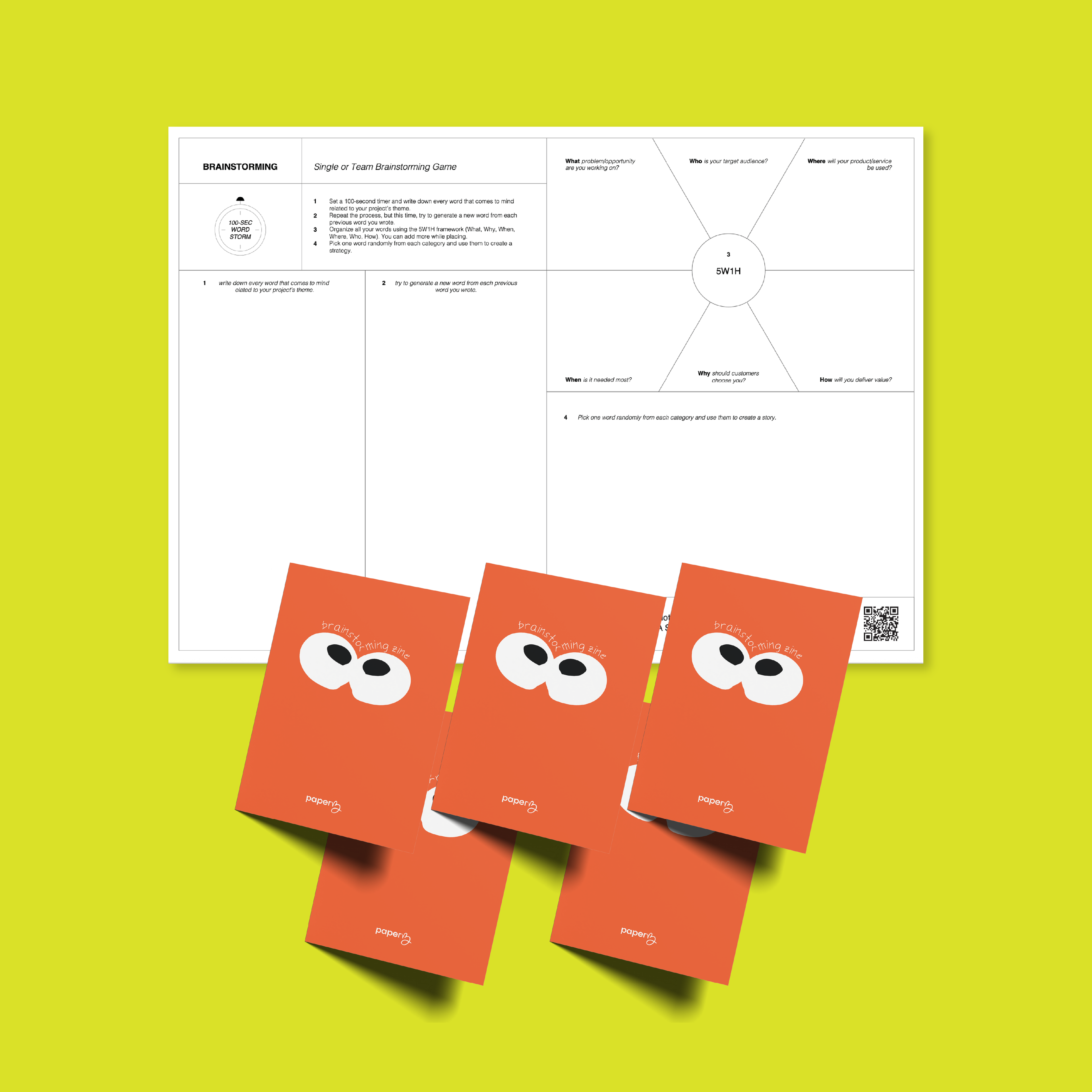 BRAINSTORMING ZINE KIT