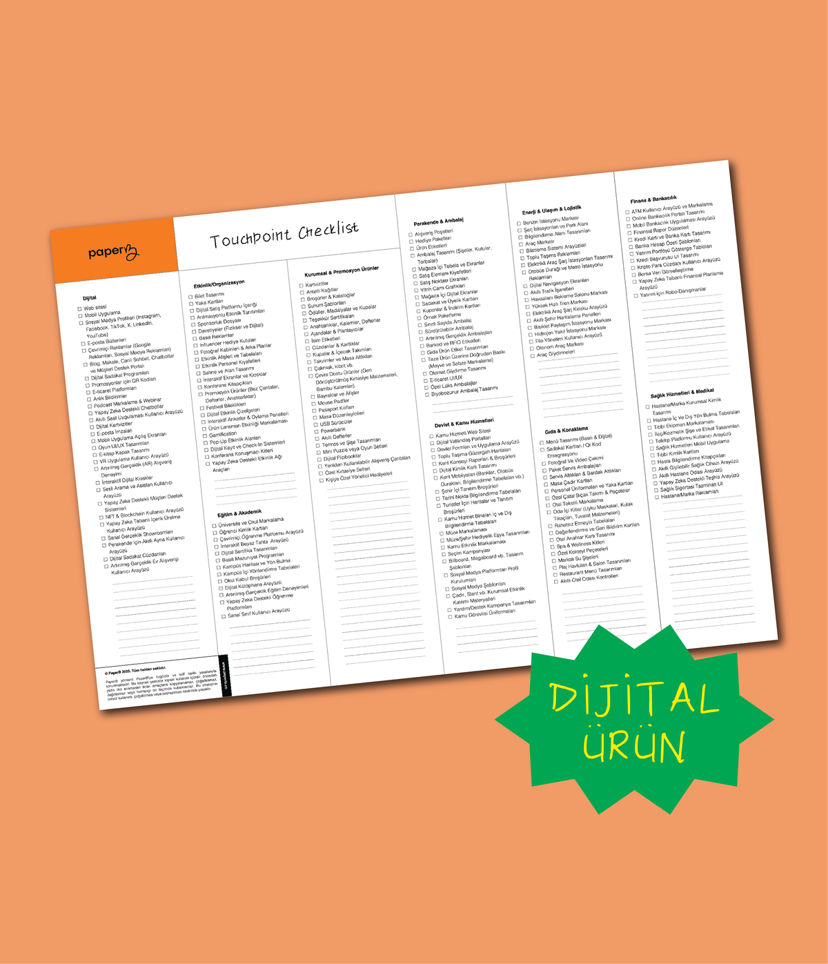 Touchpoint Checklist